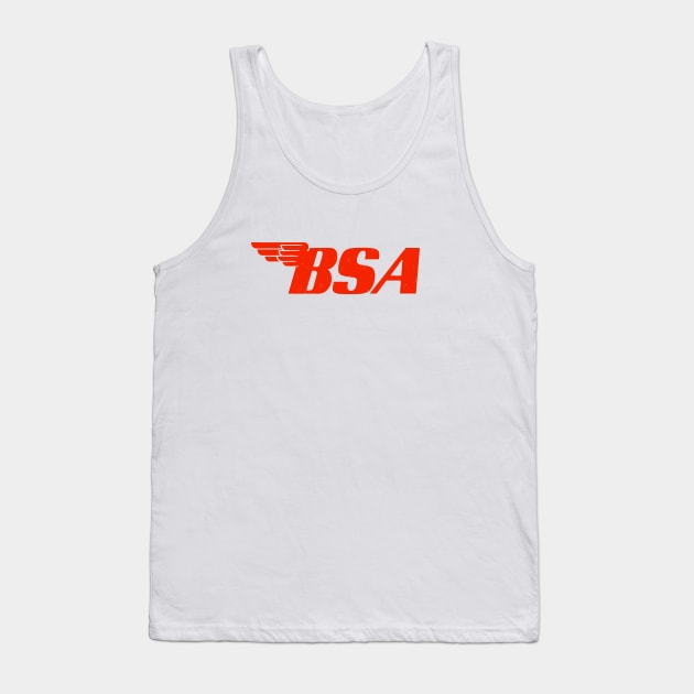 bsa motorcycle Tank Top by small alley co